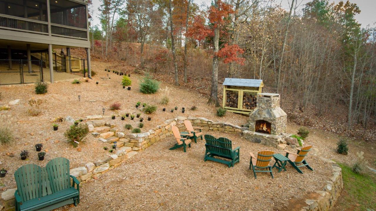 Eagles Crest - Long Range Layered Mountain Views In Peaceful Neighborhood! Βίλα Mineral Bluff Εξωτερικό φωτογραφία